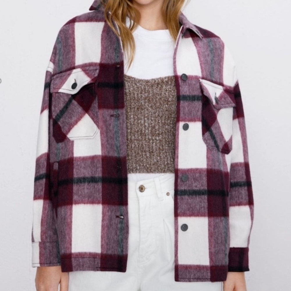 Plaid Zara Shacket